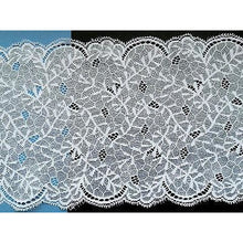 Grey Stretch French Lace 17 cm/6.5"  Table Runner