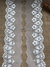 Ivory Embroidered Voile Lace 6.5 cm/2.5"