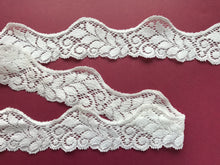 Ivory Soft Stretch French Cut-Out Lace 5 cm/2"