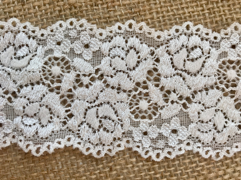 Ivory Lace Soft Stretch 2.5/6.5 cm Bridal Sew Lingerie Trim – The Lace Co.