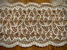 2.7 m Skin Tone Coffee Retro Stretch Lace 15 cm/6”