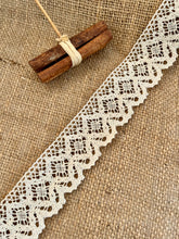 Ecru Cotton Crochet Premium Nottingham Cluny Lace  5 cm/2"
