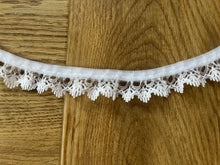 Pretty Frilled Crochet Gathered Nottingham Lace 2 cm wide