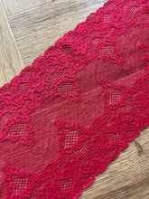 Red Soft Stretch Lace   6"/15 cm