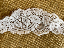White  Leavers Soft Stretch French Cut-Out Lace 6 cm/2.5”
