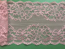 Dusky Pink Stretch Lace 6.5”/16.5 cm