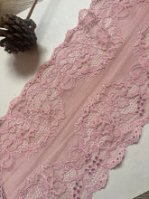 Dusky Pink Stretch Lace 6.5”/16.5 cm