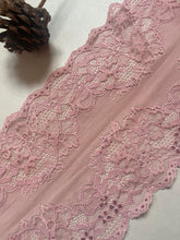 Dusky Pink Stretch Lace 6.5”/16.5 cm