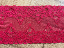 Red Soft Stretch Lace   6"/15 cm