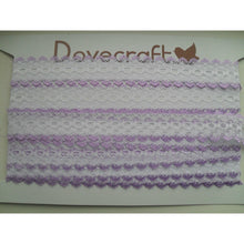 Oeillet à tricoter en dentelle Dovecraft Blanc Crème Rose Bleu Menthe Pêche Irisé Arc-en-ciel Lilas Citron Turquoise Orange Violet