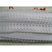 Eyelet Knitting in Lace Dovecraft White Cream Pink Blue Mint Peach Iridescent Rainbow Lilac Lemon Turquoise Orange Purple