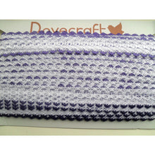Eyelet Knitting in Lace Dovecraft White Cream Pink Blue Mint Peach Iridescent Rainbow Lilac Lemon Turquoise Orange Purple