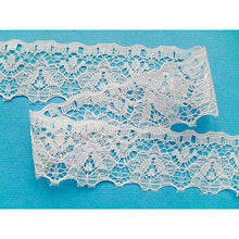 Dentelle artisanale Nottingham rose bébé 3 cm/1,25"