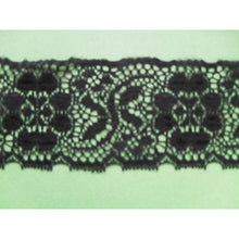 Black Nottingham Crochet Lace 7 cm/2.75"
