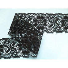 Black Nottingham Crochet Lace 7 cm/2.75"