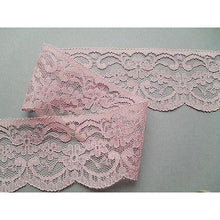 Quality Dusky Pink Pretty NOTINGHAM Lace 2.5" Trim/Craft/Sew/Card