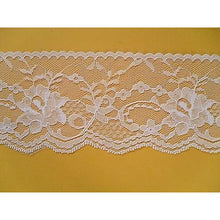 Delicate White or Ivory Nottingham Lace 3"/7.5 cm