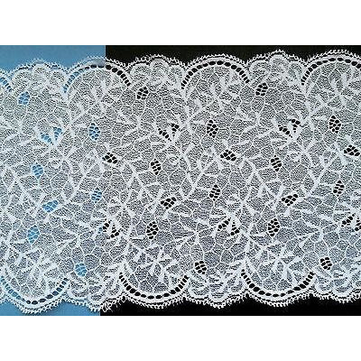 Grey Stretch French Lace 17 cm/6.5