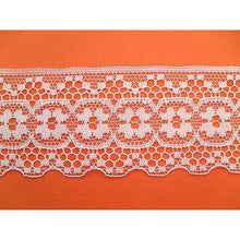 Ivory 'Antique' Look Nottingham Lace  Lace 5 cm/2"