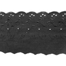 Bordure en dentelle Broderie Anglaise Blanc Crème Rose Noir Blanc/Rose Blanc/Marine Blanc/Multi 