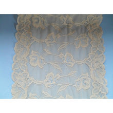 Oatmeal Taupe Beige Stretch Wide French Lace 21 cm/8.5"