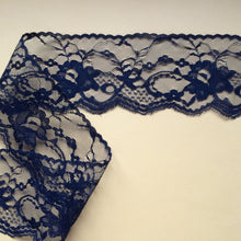 Delicate Black Nottingham Lace  2.75”wide