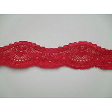 5 m French Stretch Cut-Out Lace 3.5 cm/1.25"  Eight Colours