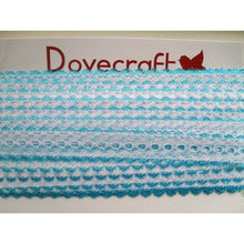 Oeillet à tricoter en dentelle Dovecraft Blanc Crème Rose Bleu Menthe Pêche Irisé Arc-en-ciel Lilas Citron Turquoise Orange Violet