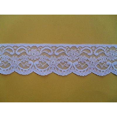 Quality White Nottingham Lace  7 cm/2.5