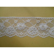 White Ivory or Black Delicate Pretty Nottingham Lace 7cm/2.5"