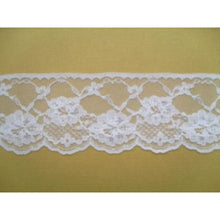 White Ivory or Black Delicate Pretty Nottingham Lace 7cm/2.5"