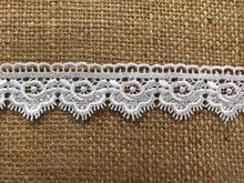 Garniture en dentelle Guipure Venise lourde blanche 2,4 cm/1" 