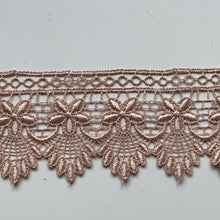 Satin Guipure Lace Trim 2"/5 White, Ivory, Black, Rose Gold. Antique Gold, Silver