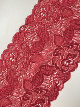 Red Soft Stretch Lace   6"/15 cm