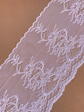 White Nottingham  Delicate Lace 5.5"/14 cm