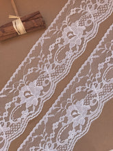 Delicate White or Ivory Nottingham Lace 3"/7.5 cm