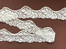Ivory Soft Stretch French Cut-Out Lace 5 cm/2"