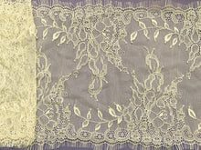 Beautiful Delicate Lemon Yellow Eyelash Lace  19 cm/7.5" 1 x 3 m
