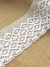 Premium Nottingham White Cotton Crochet  Lace  11cm/4.25"