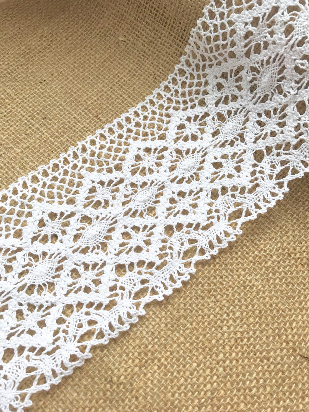 White Cotton Lace Trim 11cm/4.25 Premium  – The Lace Co.