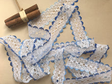 *NEW COLOUR* Blue Ombre Eyelet Knitting in Lace 35mm