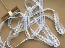 *NEW* Single Edge White Eyelet Knitting in Lace 18 mm