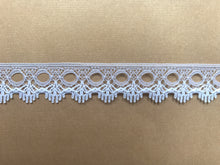 *NEW* Single Edge White Eyelet Knitting in Lace 18 mm