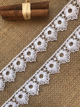 White Guipure Lace Trim  3.25 cm/1.25"