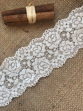 Premium Cream Soft Stretch  French Lace 2.5"/6.5 cm