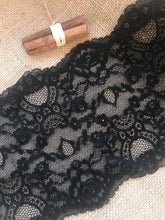 Black Soft Stretch Lace 17 cm/6.75"