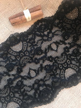 Black Soft Stretch Lace 17 cm/6.75"