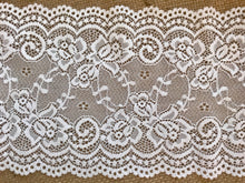 Premium Ivory Stretch French Lace   15.5 cm/6"