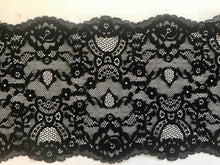 Black Soft Stretch Lace 17 cm/6.75"