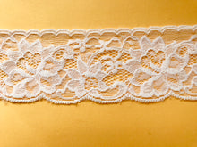 Ivory Soft Stretch Nottingham Lace 6 cm/2.5"